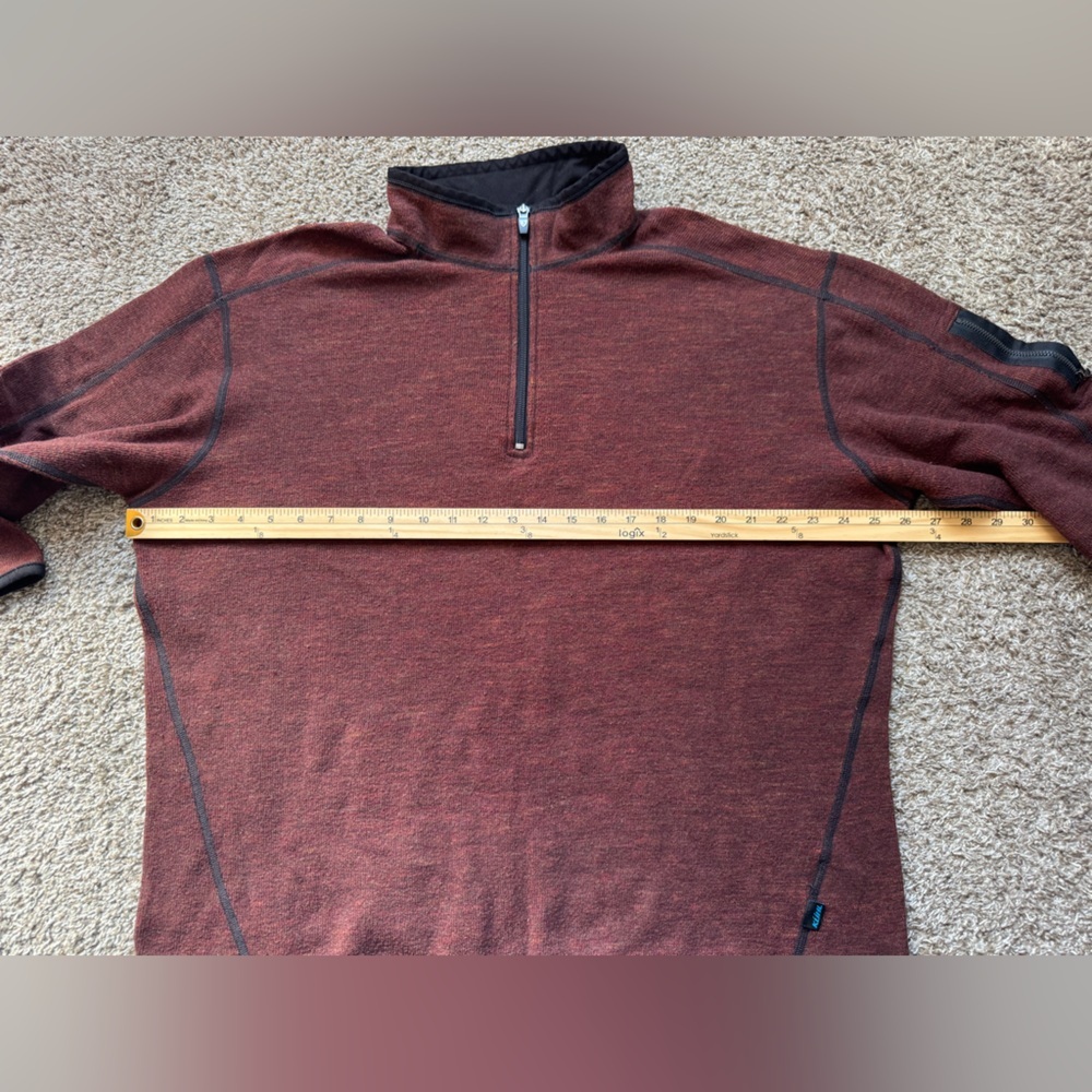 Kuhl Mens Chianti 1/4 Fleece Pullover
Dark Orange Red - Picture 5 of 9